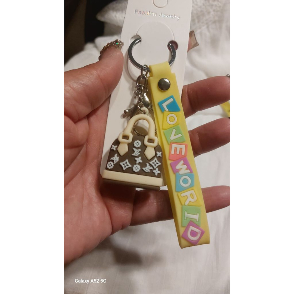 Yellow Handbag Keychain